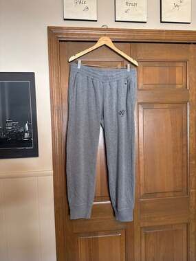 Champion Carmel California 1916 Gray Fleece Jogger Sweatpants XL